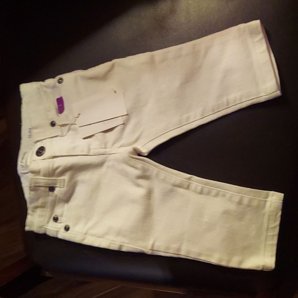 Girl's Jack white denim jeans